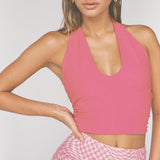 Wrap Top Fuchsia